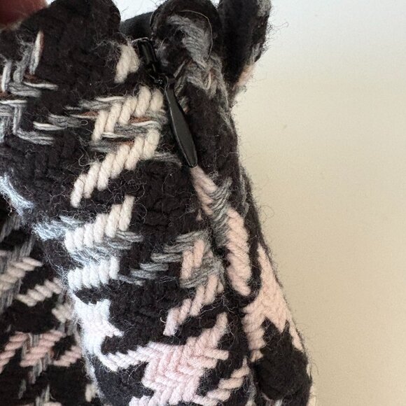 Nygard Collection Vintage Houndstooth A-Line Mini Skirt Lined -Size 8 Petites - Picture 7 of 9